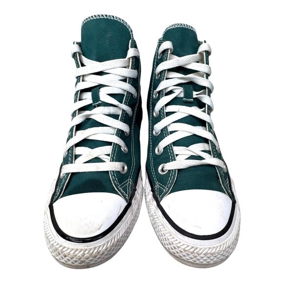 Converse Unisex All Star High A04544F Green White Sneakers Shoes Size 6 Men 8 W - Picture 8 of 16